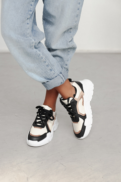 Sneaker BECCA Nude Negro