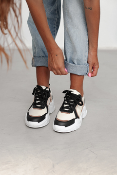 Sneaker BECCA Nude Negro