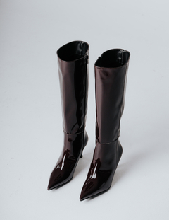 Bota ANASTASHA Charol Malbec - tienda online