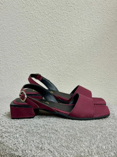 Sandalia TRIOMPHE Nobuck Malbec - tienda online