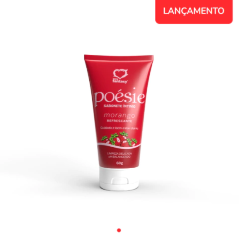 SABONETE ÍNTIMO MORANGO - REFRESCANTE 60G