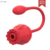 VIBRADOR ROSA COM PULSAÇÃO DE CLITORIS E PONTO G