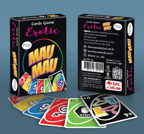 UNO ERÓTICO - MAU MAU - 65 CARTAS