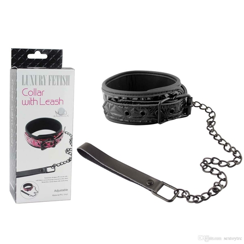 COLEIRA LUXURY FETISH - PRETO