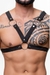 HARNESS NYLON PRETO - UNICO