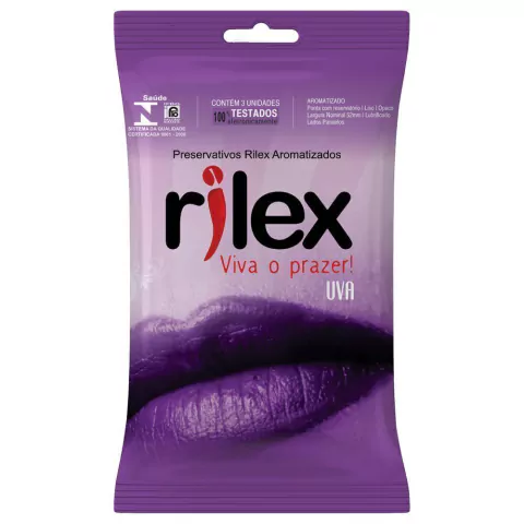PRESERVATIVO RILEX UVA SACHE COM 3