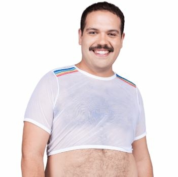 CROPPED LUXO TULE PRIDE PARADE - G