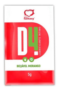 LUBRIFICANTE SACHÊ D4 - MORANGO