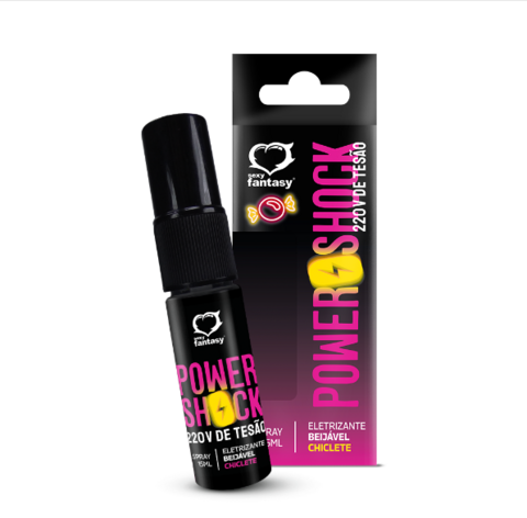 GEL POWER SHOCK CHICLETE - ELETRIZANTE BEIJAVEL