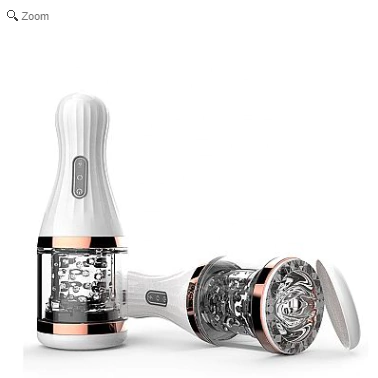 MASTURBADOR COM SOM DE GEMIDOS - RECARREGAVÉL 7 MODOS DE ROTAÇÃO