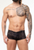 CALCINHA SHORTS RENDA PRETA MASCULINA - TAM ÚNICO