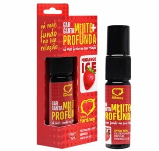 SPRAY GARGANTA PROFUNDA - MORANGO ICE 15ML