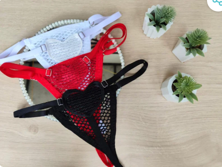 TANGA ARRASTÃO CORAÇÃO GUIPPIR