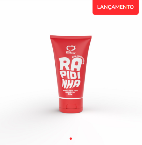 LUBRIFICANTE HOT MORANGO 30G - RAPIDINHA