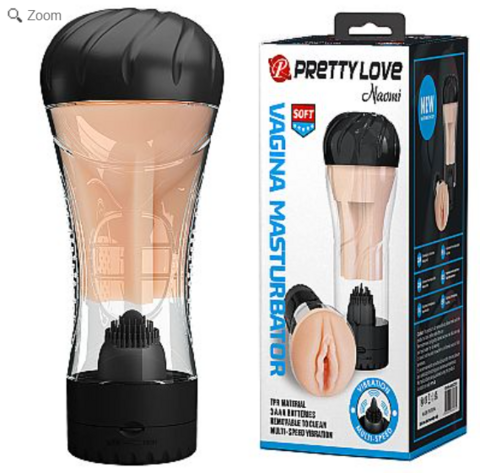 MASTURBADOR LANTERNA FORMATO VAGINA - PRETTY LOVE