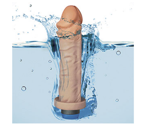 PRÓTESE CYBER RESISTENTE A AGUA COM VIBRO - 17X4 CM