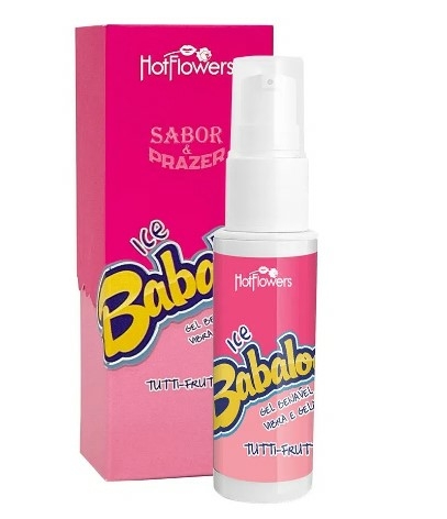 GEL COM VIBRAÇÃO BABALOO ICE TUTTI FRUT 15G