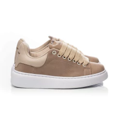 QUEEN CHUNKY GAMUZA BEIGE - comprar online
