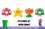 Kit C/ 4 Power Up Super Mario Presente Gamers Flor Cogumelo Estrela - comprar online