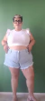 Short de Jean con Flecos - comprar online