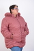 Tapado Puffer Impermeable con piel