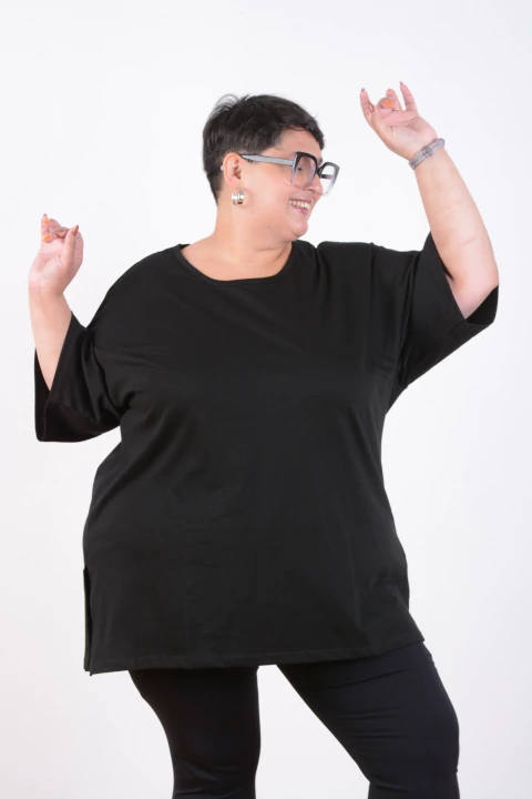 Remerón Algodón con Tajo Oversize - comprar online