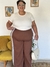 Pantalón Wide Rayado en internet