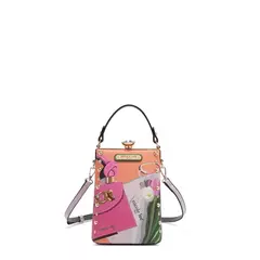 CLUTCH BOLSO DE MANO VIOLET BLOSSOM - comprar online
