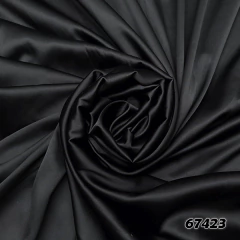 Tecido Cetim Dull Preto - comprar online