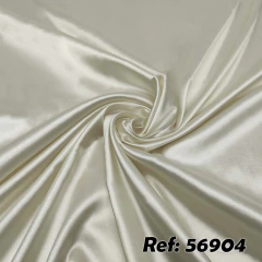 Tecido Cetim Leve com Elastano Champagne para forro e Vestido de Festa