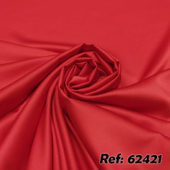 Tecido Crepe Santorine com Elastano Vermelho Ferrari