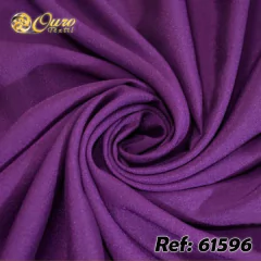 Tecido Seda Haya Crepe de Chine Uva