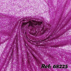 Tecido Tule Gliter Network para vestido de Festa