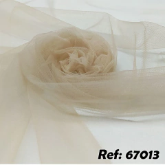 Tecido Tule Invisível Magnolia Pele