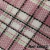 Tecido Tweed Xadrez Rose Branco para Roupas de Inverno, Cobertores Casacos e Etc...