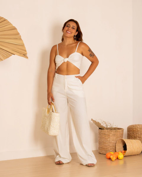 Wide Leg Linho 11073 - comprar online