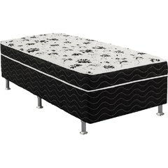 Cama Box Solteiro Conjugado Espuma Ortopédica Unibox Selado 88x188 Orthovida