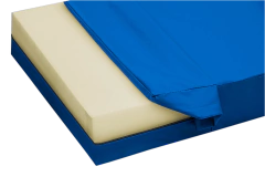 Capa Para Colchão Solteiro Hospitalar Impermeável Azul Com Ziper - 0.88x1.88x0.14