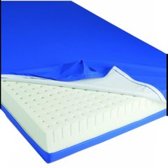 Capa Para Colchão Solteiro Hospitalar Impermeável Azul Com Ziper - 0.88x1.88x0.14 Orthovida