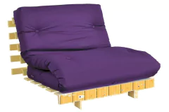 Futon Roxo Dobravel E Enrolavel Solteiro Orthovida + brinde JOGO DE CAMA SOLTEIRO 100% MICROFIBRA CAMESA - comprar online