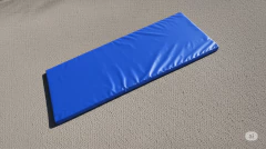 Colchonete Creche 150x60x4cm Com Espuma D20 Orthovida - Azul - Colchões Orthovida - Muito sonhos uma vida.