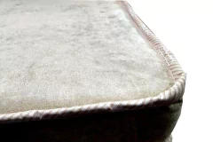 Puff Multifuncional 3 Em 1 + Travesseiro Solteiro - Suede E Corino Preto - Orthovida + brinde JOGO DE CAMA SOLTEIRO 100% MICROFIBRA CAMESA - loja online