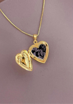 colar relicário love - comprar online