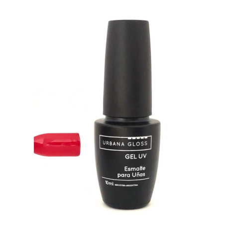 URBANA GLOSS ESMALTE SEMIPERMANENTE - 1/027 ROJO X 10ML (UG1027)
