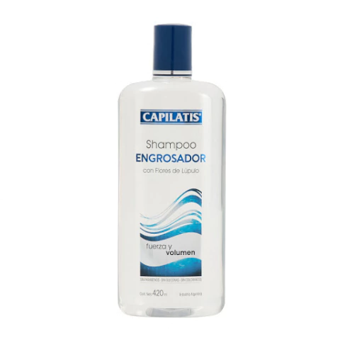 CAPILATIS SHAMPOO ENGROSADOR CON FLORES DE LÚPULO X 420ML (7792640000191)