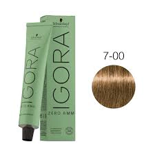 SCHWARZKOPF TINTURA IGORA ZERO AMM 7-00 RUBIO MEDIO NATURAL INTENSO X 60ML (4045787960693)