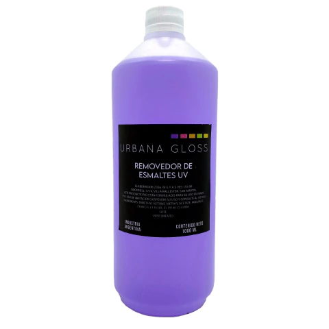 URBANA GLOSS REMOVEDOR DE ESMALTES UV X 1L (UGR1000)
