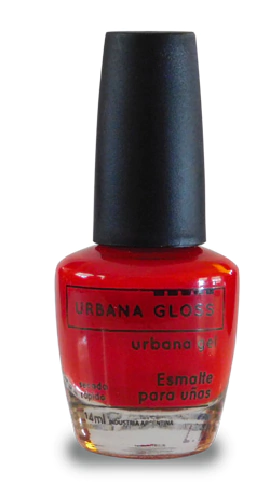 URBANA GLOSS ESMALTE HIPOALERGÉNICO EFECTO GEL- 29 CORAL X 14ML (UG029)