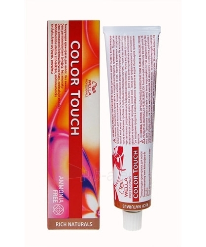 WELLA TINTURA COLOR TOUCH RICH NATURALS 6/37 RUBIO OSCURO DORADO MARRÓN X 60ML (4015600056780)