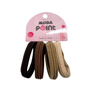 POINT COLITA MEDIANA ONDULADA GAMA DE MARRONES X 4U (7382045734793)